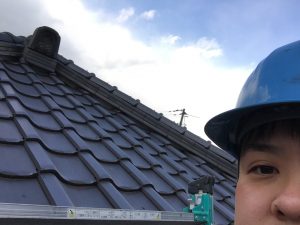 笠岡市東大戸で屋根建物診断。