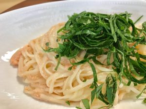 明太子焼きうどん