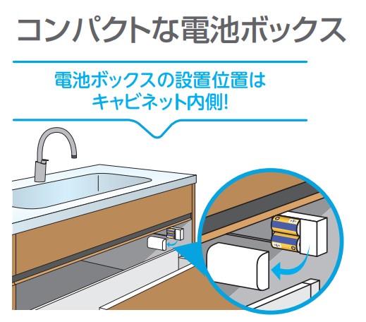 電気工事無しでタッチレス水栓がつけられます！